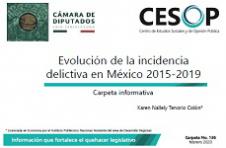 Carpeta informativa No. 136. Evolución de la incidencia delictiva en México 2015-2019
