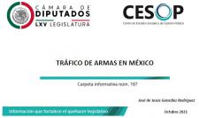 Carpeta informativa No. 187. Tráfico de armas en México