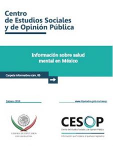 Carpeta Informativa No.86. Información sobre salud mental en México