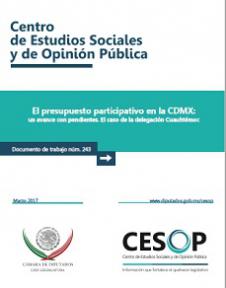 El presupuesto participativo en la CDMX: un avance con pendientes. El caso de la delegación Cuauhtémoc