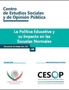 Núm. 233 La Política Educativa y  su Impacto en las Escuelas Normales