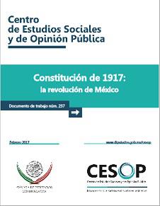Núm. 238 Constitución de 1917: la revolución de México