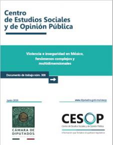 Núm. 308. Violencia e inseguridad en México, fenómenos complejos y multidimensionales