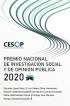  Premio Nacional de Investigación Social y de Opinión Pública 2020