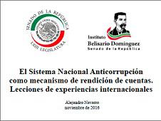 El Sistema Nacional Anticorrupción como mecanismo de rendición de cuentas