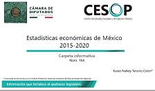 Carpeta informativa. Estadísticas económicas de México 2015-2020