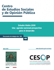Documento de trabajo. Estudio Visión 2030. Una  agenda nacional prospectiva para el desarrollo