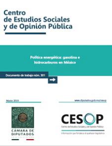 Documento de trabajo. Política energética: gasolina e hidrocarburos en México