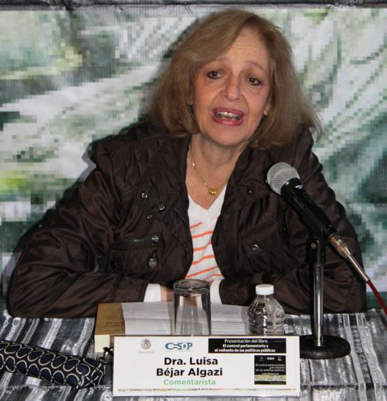 Dra. Luisa Béjar Algazi, comentarista