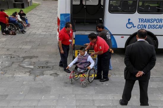Unidad accesible para el transporte de Personas con Discapacidad