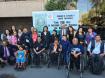 Personas con Discapacidad participantes en la Expo Feria acompañaron a los Diputados