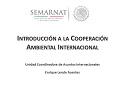 Introducción a la cooperación ambiental internacional