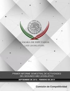 1er Informe Semestral | 2do año de ejercicio | LXIII Legislatura