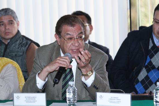 El diputado Pedro Salazar Muciño