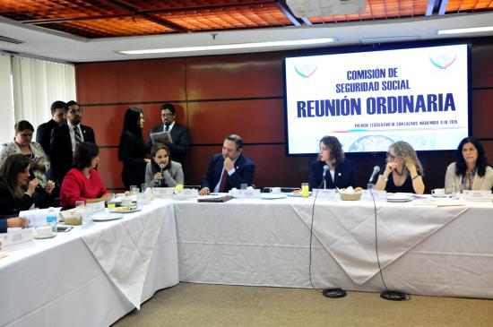 Reunión ordinaria de la Comisión de Seguridad Social