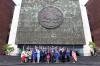 05 junio 2017 - Los integrantes de las delegaciones parlamentarias de México y Estados Unidos se reunieron, para la foto oficial del encuentro bilateral, en la escalinata del frontispicio del Palacio Legislativo de San Lázaro.