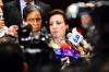 30 marzo 2017 - La presidenta de la Cámara de Diputados, María Guadalupe Murguía Gutiérrez, hizo hoy declaraciones a los representantes de la prensa