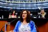 09 mayo 2017 - La diputada federal del PRD, Maricela Contreras Julián, hizo uso de la tribuna durante la sesión de la Comisión Permanente del Congreso de la Unión