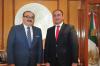 30 octubre 2017 - El diputado Jorge Carlos Ramírez Marín, se reunió con el encargado de Negocios de la embajada de Azerbaiyán en nuestro país, Mammad Talibow,