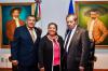 28 noviembre 2018 - El Presidente de la Cámara de Diputados, Porfirio Muñoz Ledo, se reunió con la presidenta y vicepresidente del Parlamento Centroamericano, Irma Amaya, y Orlando Burgos