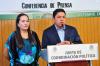 08 octubre 2018 - Al concluir la reunión de hoy de la Junta de Coordinación Política, el coordinador y la vicecoordinadora del PRD, diputados Ricardo Gallardo Cardona, y Verónica Juárez Piña, ofrecieron una rueda de prensa.