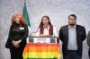 17 mayo 2019 - En conferencia de prensa la diputada Reyna Celeste Ascencio, presidenta de la Comisión de Juventud y Diversidad llamó a generar leyes que representen a la comunidad LGBTTTI 