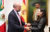 23 septiembre 2019 - El Embajador de España, Excmo. Sr.Juan López-Dóriga Pérez, se reunió con la Presidenta de la Mesa Directiva de la Cámara de Diputados, Laura Angélica Rojas Hernández 